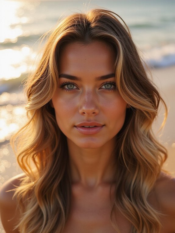 sandy blonde summer balayage