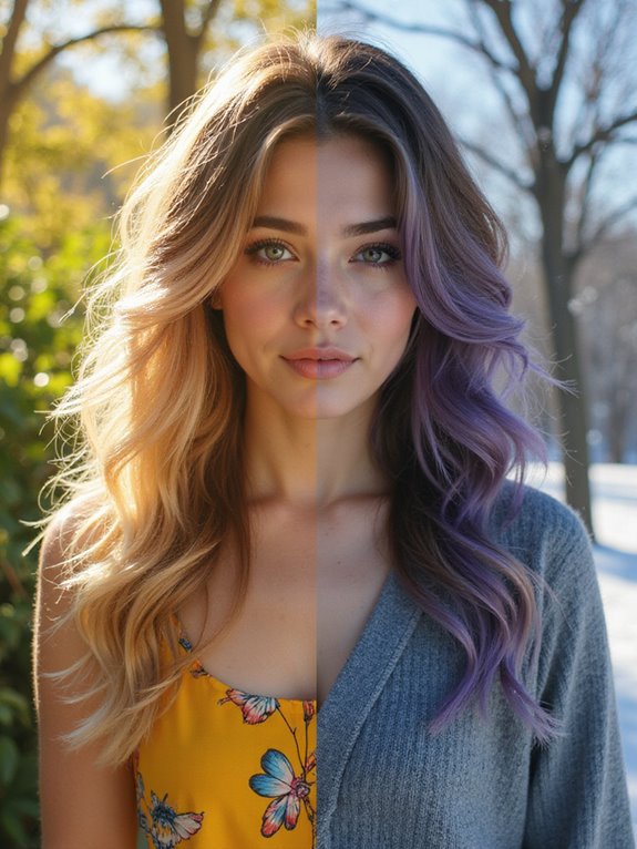 seasonal hair color techniques