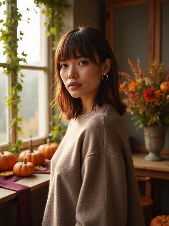 sharp blunt cut hairstyle