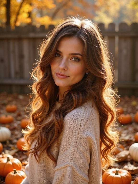 side swept loose curls hairstyle