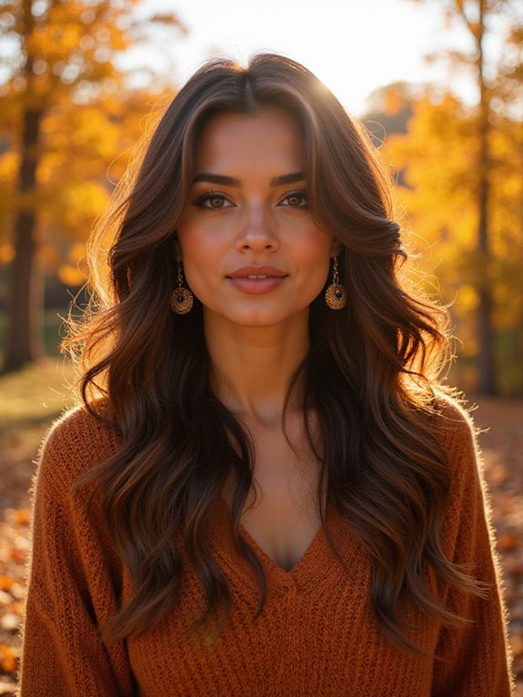 side swept romantic loose waves