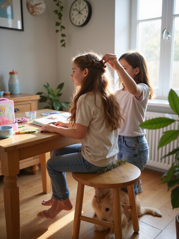 simple french braid technique