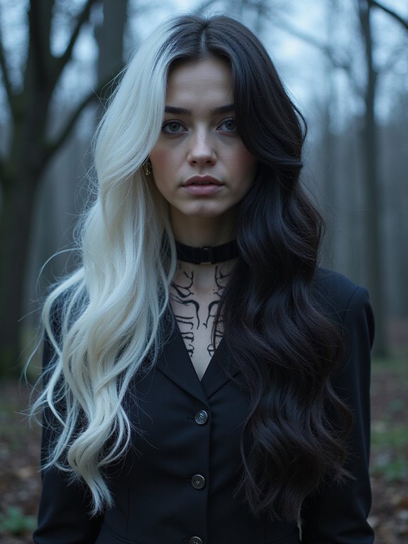 skeleton locks hair transformation