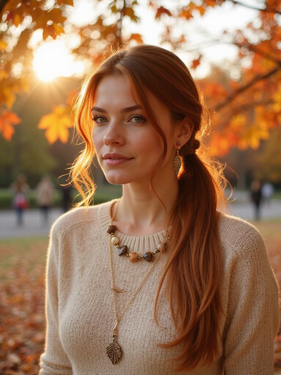 sleek elegant low ponytail