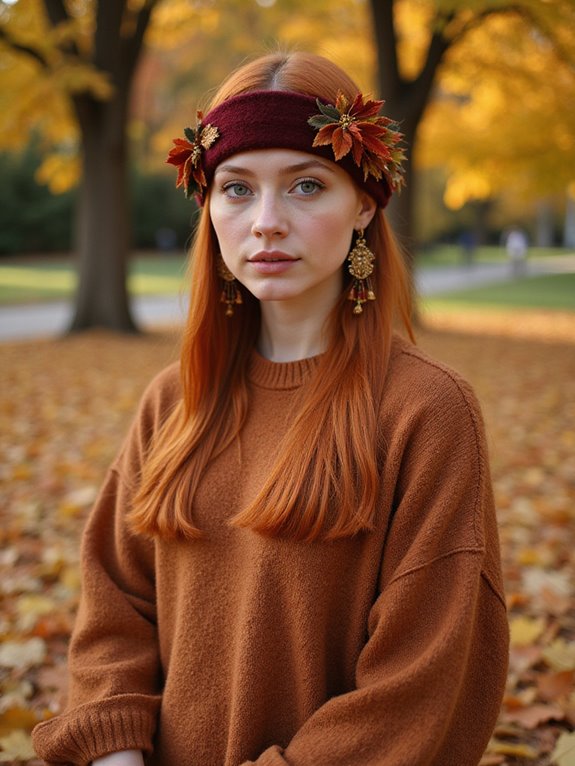sleek ginger hair headband