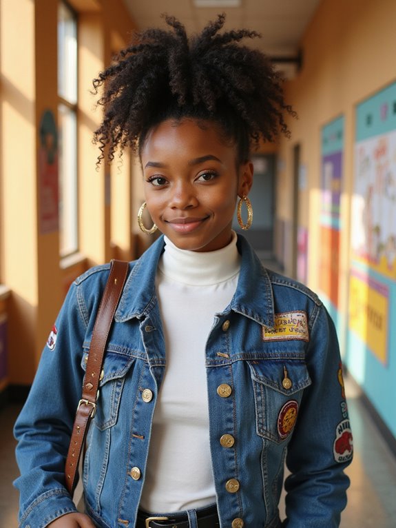 sleek high ponytail tips