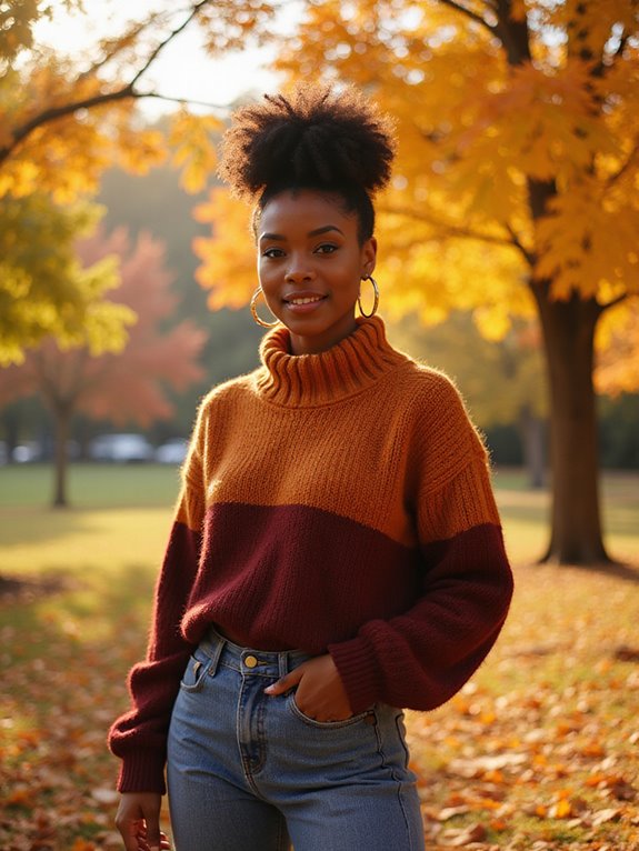 sleek high puff styling