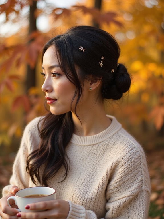 sleek low bun tutorial