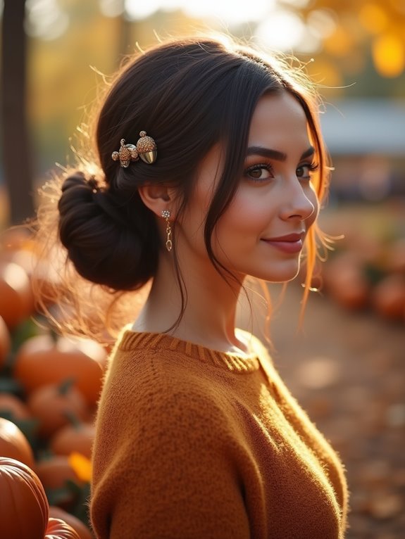 sleek low bun tutorial