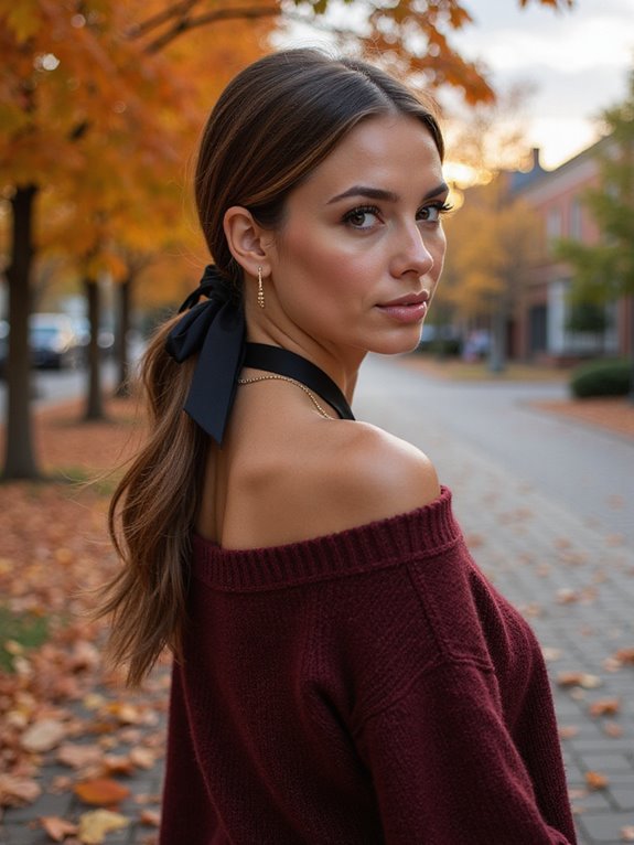 sleek low maintenance ponytail hairstyle