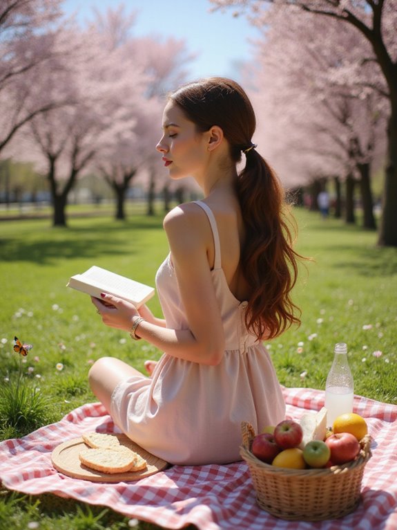 sleek low ponytail elegance