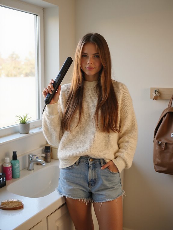 sleek straight hair essentials