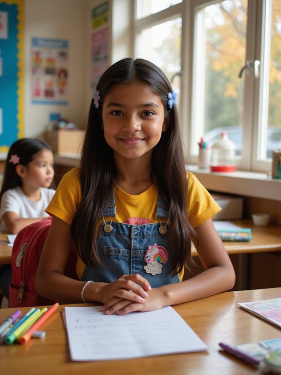 sleek straight hair styling