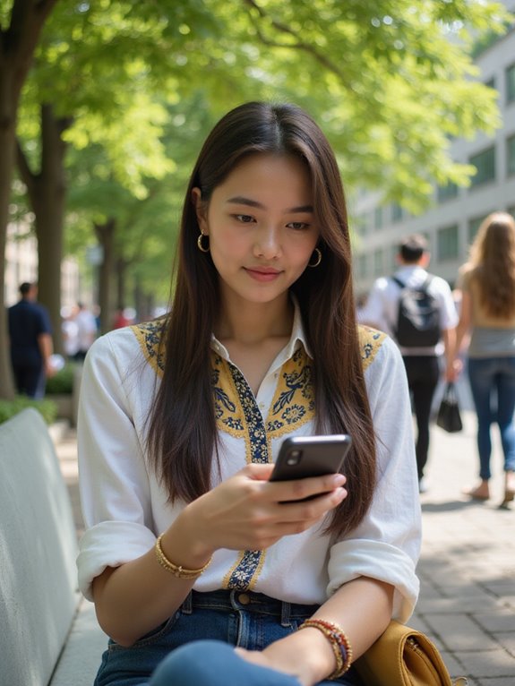 sleek straight hair styling