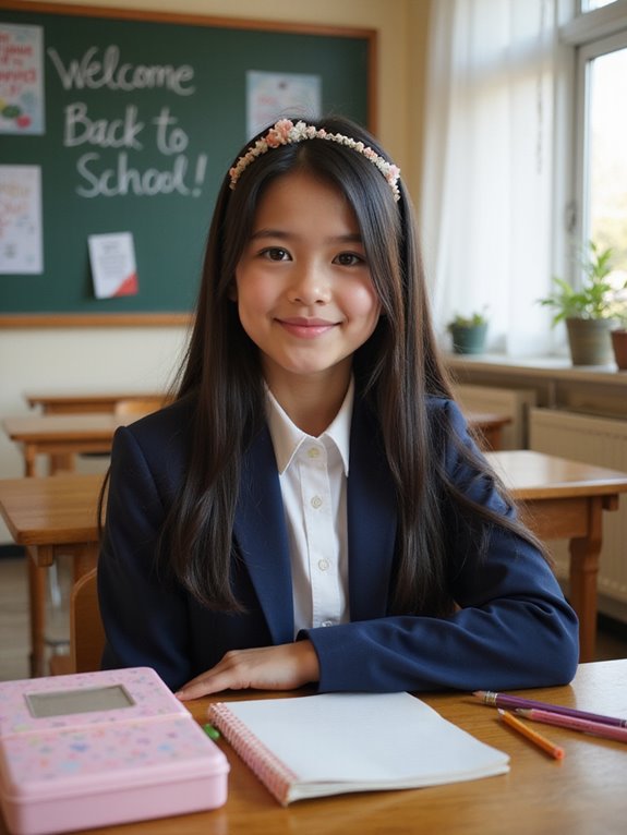 sleek straight hair tips