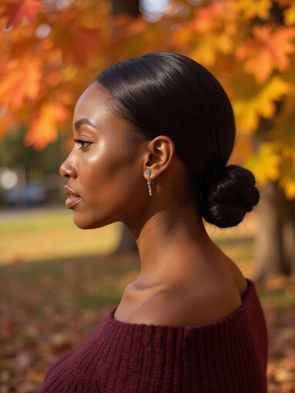 sleek stylish elegant hairstyle