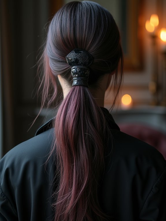 sleek twisted ponytail elegance
