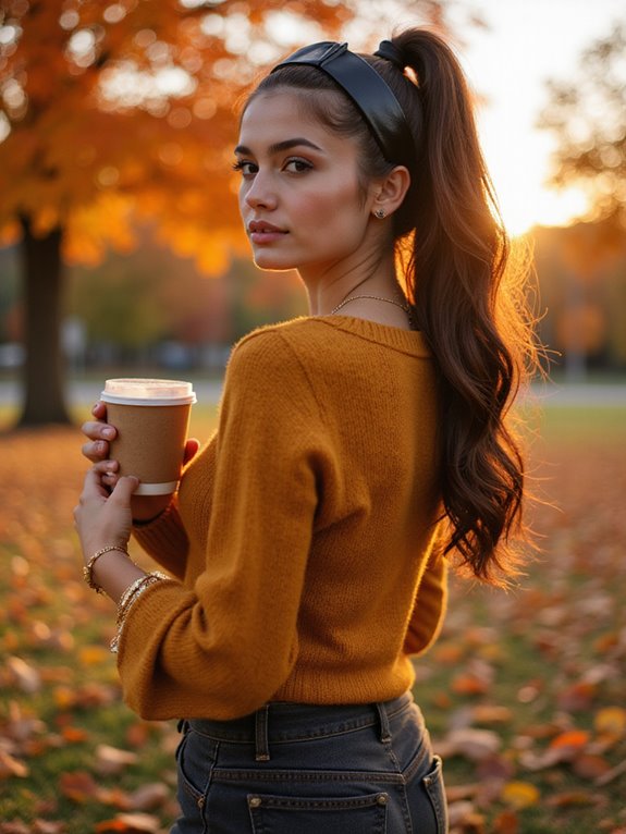 sleek versatile high ponytail