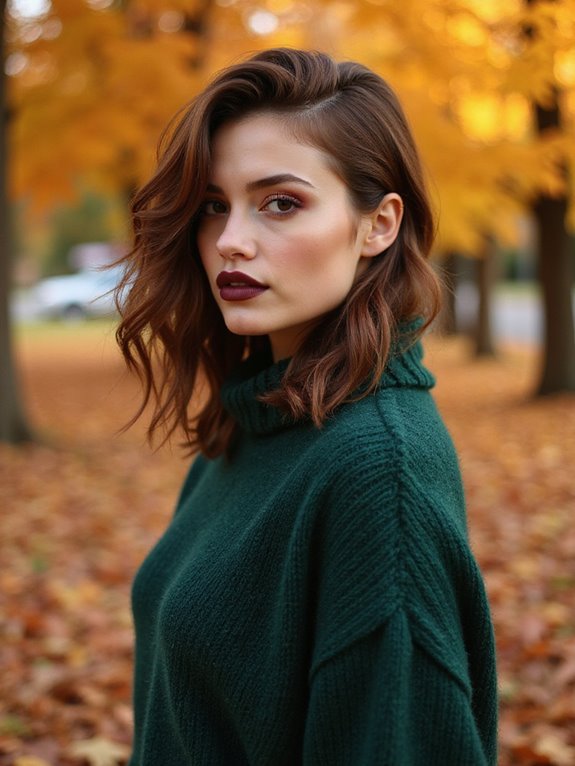 slicked back choppy layers hairstyle