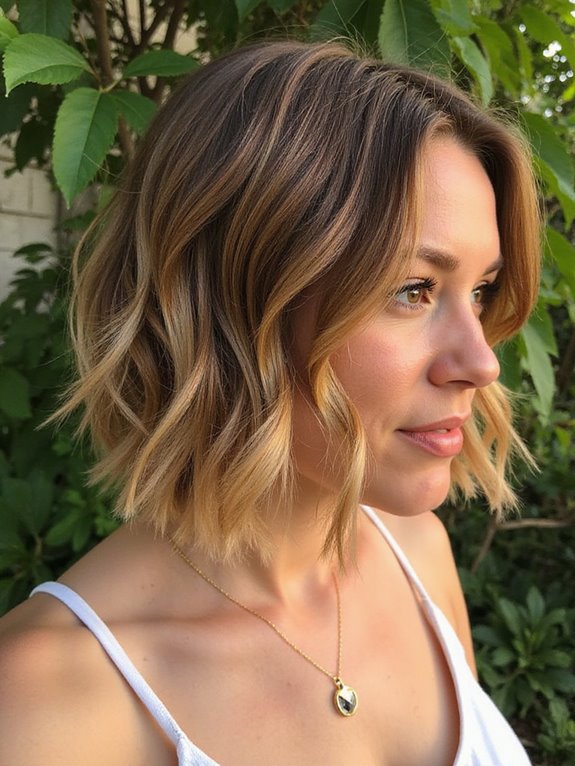 gentle caramel balayage technique