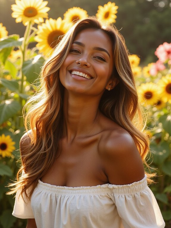 soft caramel hair color