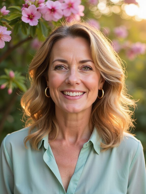 gentle caramel hair highlights