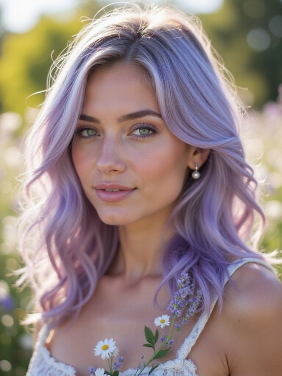 soft lavender hair maintenance