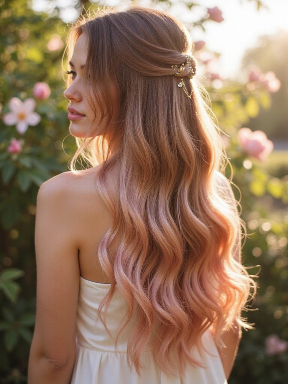 soft rose gold haircare tips
