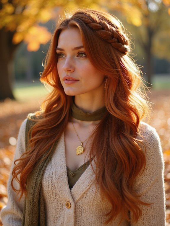 gentle waves and side braid