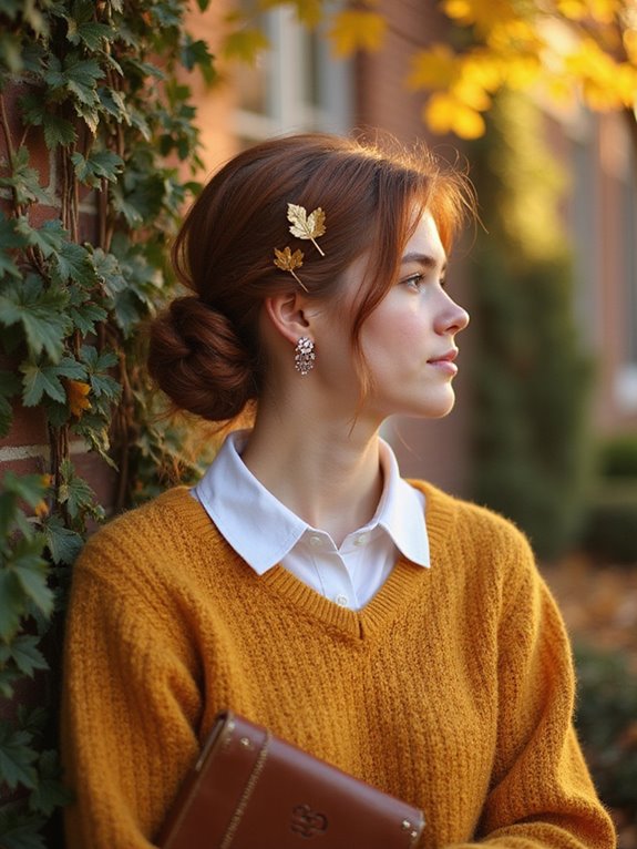 sophisticated low chignon twist