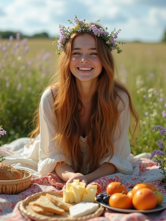 sophisticated picnic hairstyle braid