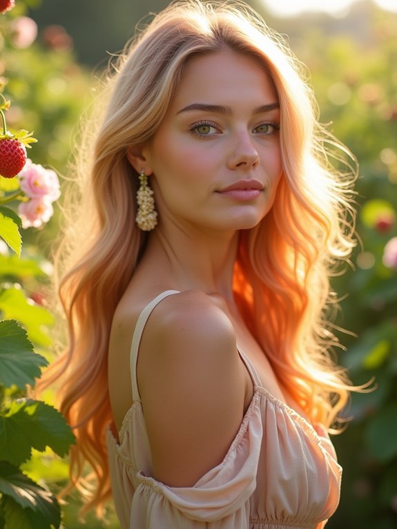 strawberry blonde summer hair