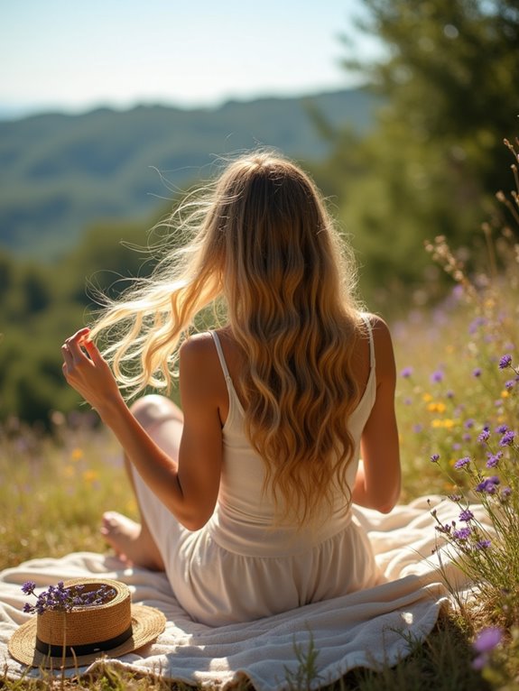 stress reduction enhances hair health