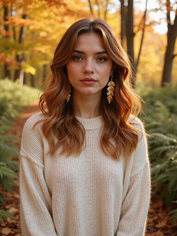 stunning ombre loose waves