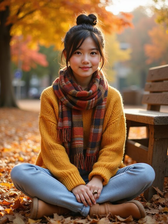 stylish and practical bun