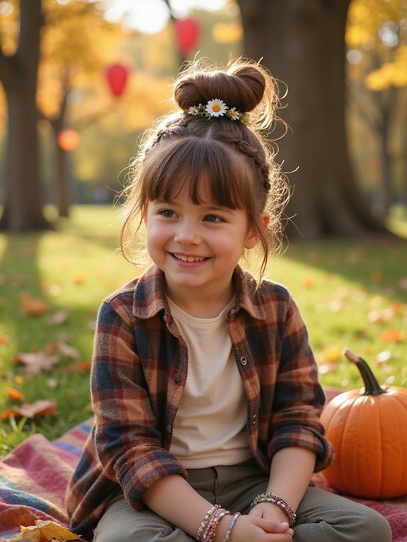stylish braided bun hairstyle