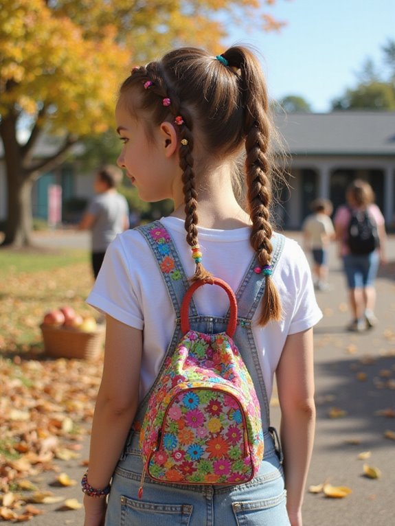 stylish braided ponytail look
