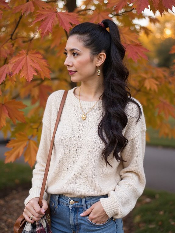 stylish braided ponytail tutorial