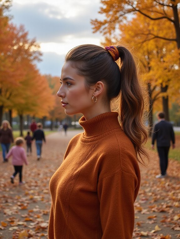 stylish braided ponytail twist