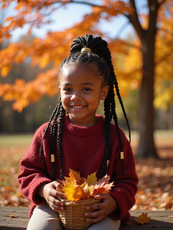 stylish colorful personalized box braids