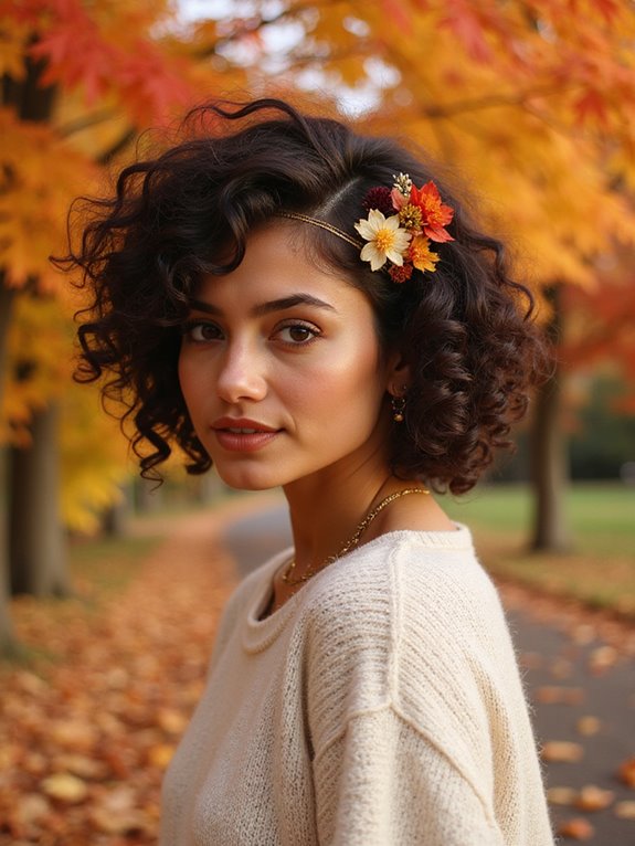 stylish curly hair accessories