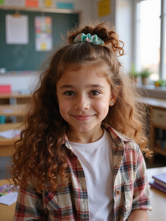 stylish defined curly hairstyle