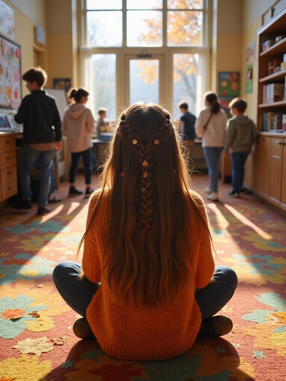 stylish double dutch braids