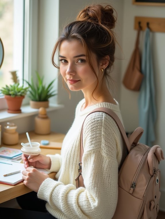 stylish high ponytail knot