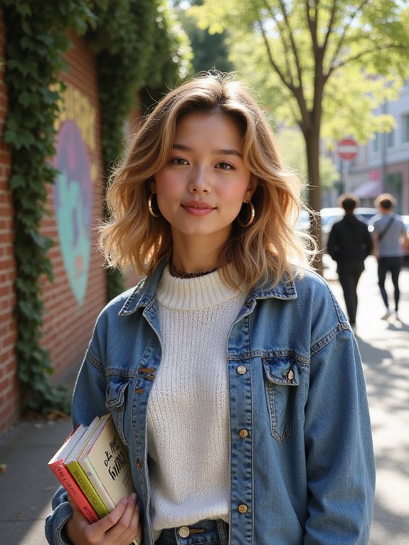 stylish low maintenance wavy lob