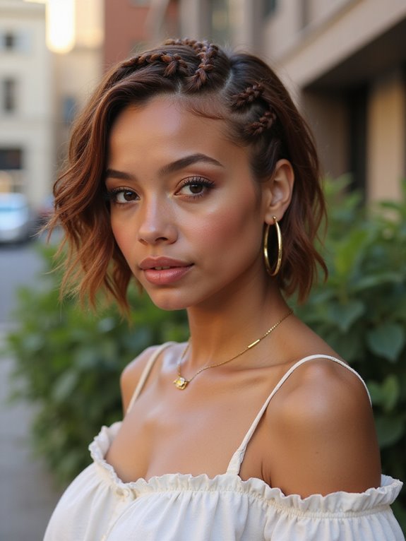 stylish manageable twisted braids