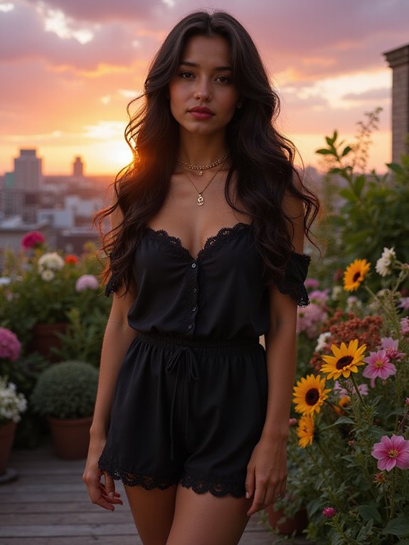 stylish deep black hair