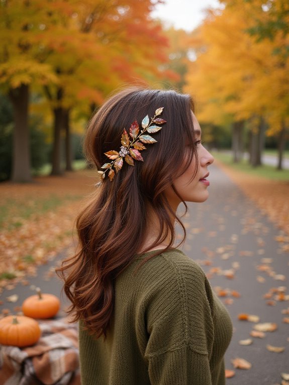 stylish pinned back hairstyles