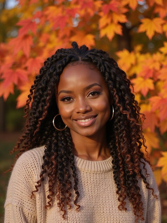 stylish protective fall hairstyle