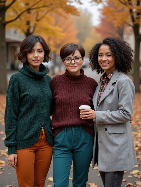 stylish side swept bangs